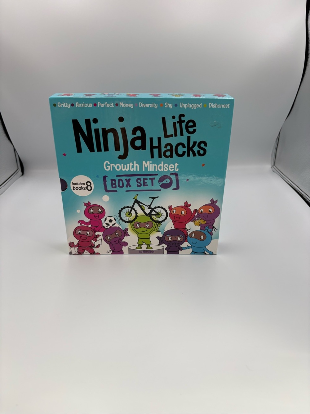 Ninja Life Hacks Growth Mindset 8 Bk Box Set By Mary Nhin